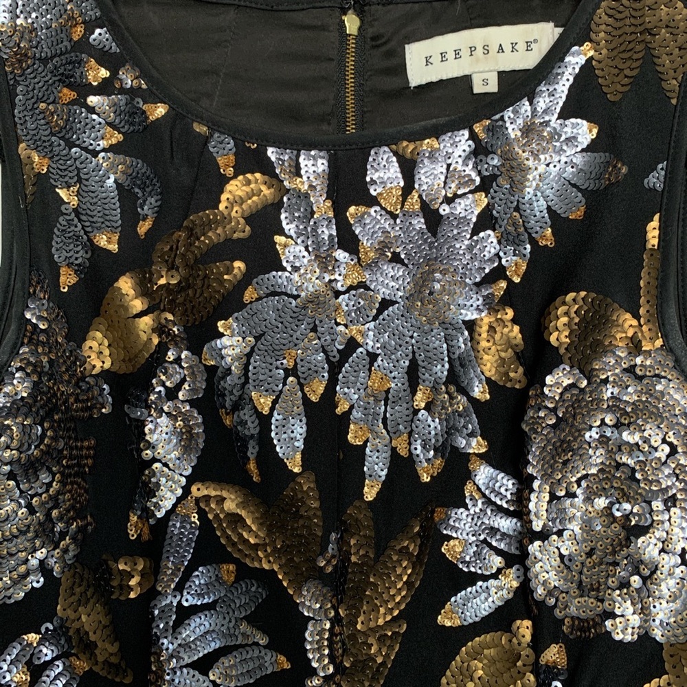 Keepsake The Label Sequin Structured Peplum Corse… - image 2